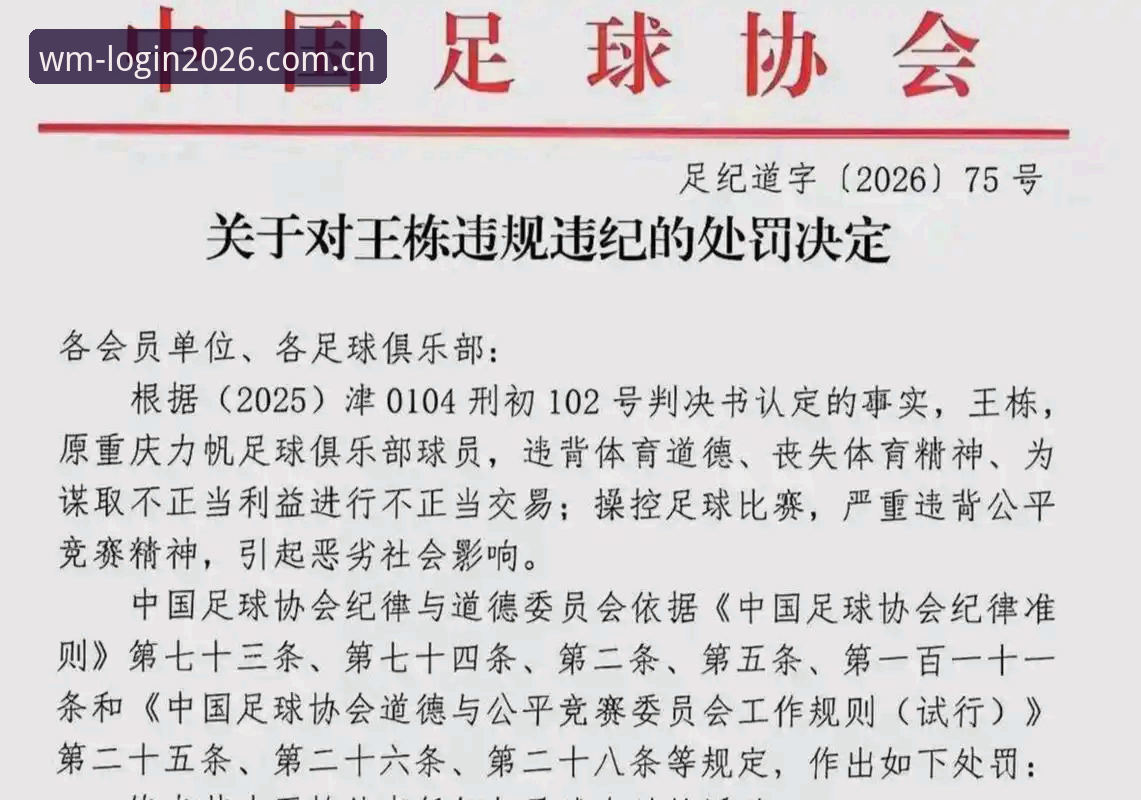 中国足协第三批禁足名单深度解读：从行业乱象看体育平台的观赛价值指南